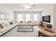Cozy living room with stylish decor, hardwood floors and ample natural light at 8500 Union Central Ct, Waxhaw, NC 28173