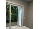 Sliding glass door leading to a patio and shed at 9103 Exbury Ct, Charlotte, NC 28269