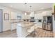 Bright kitchen with stainless steel appliances, granite countertops, and a center island at 1111 Fairbrae Ln, Indian Trail, NC 28079