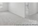 Bedroom featuring neutral walls, carpeted floors and a hallway entrance at 112 Stonewater Dr # 33P, Red Cross, NC 28129
