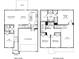 Detailed two-story floor plan showcasing the layout of the home's living spaces, bedrooms, and garage at 151 Aberdeen Dr, Salisbury, NC 28144