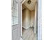 Small entryway closet with room for storage and access to house systems at 1718 Fallston Rd, Shelby, NC 28150