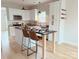 Modern kitchen featuring stainless steel appliances and white subway tile backsplash at 1836 Danny Ct, Matthews, NC 28105