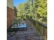 Outdoor deck overlooking foliage and views at 5516 Northwood Dr, Hickory, NC 28601