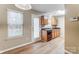 Bright kitchen area features natural light, and attractive floors at 830 Wilcrest Ct, York, SC 29745