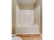 This full tub-shower has a built-in soap shelf for added convenience at 830 Wilcrest Ct, York, SC 29745