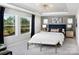 This bedroom is spacious and bright, with large windows offering scenic views at 9020 Northfield Crossing Dr, Charlotte, NC 28269