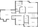 Floorplan features primary bedroom/bath, bedrooms, walk-in closets, bath, and hall at 12025 Willingdon Rd, Huntersville, NC 28078