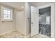 An additional view into the bathroom featuring a walk-in shower with a shower curtain at 2478 Stribling Cir, Lancaster, SC 29720