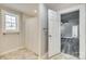 Bathroom featuring shower, tile flooring, and window at 2478 Stribling Cir, Lancaster, SC 29720
