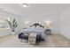 Inviting bedroom showcasing a comfortable bed, modern accents, and cozy furnishings at 2461 Palmdale Walk Dr, Fort Mill, SC 29708