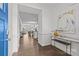 Bright foyer with hardwood floors and open view to living and dining areas at 2461 Palmdale Walk Dr, Fort Mill, SC 29708