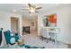 Bright loft featuring modern decor, a stylish desk area, and comfortable seating at 4230 Black Ct # 235, Harrisburg, NC 28075