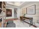 Bright office area with a desk, modern art, and view of the stairs at 4785 Formation Ct # 101, Lancaster, SC 29720