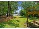 Lush backyard view with lake access, showcasing the property's prime location near the water and outdoor recreational space at 5580 Crepe Myrtle Rd, York, SC 29745