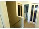 Hallway displaying views of the bathroom and bedrooms provides convenient access throughout the upper level at 7005 Stonington Ln, Charlotte, NC 28227