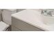 Bathroom featuring a modern vanity and commode at 711 E John St, Matthews, NC 28105