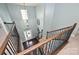 Open two-story foyer with hardwood floors, decorative lighting, and a bright, airy feel at 1035 Ivey Ct, Fort Mill, SC 29707