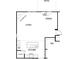 Floor plan detail showing living, dining and kitchen with patio access and optional fireplace and atrium door at 108 Sari St, Troutman, NC 28166