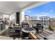 Balcony with a fire pit and views of the surrounding buildings at 19329 Watermark Dr # 551/552, Cornelius, NC 28031