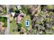 Overhead shot of property with pool, pool house and privacy from mature trees in established neighborhood at 2360 Kings Grant Rd, Lincolnton, NC 28092