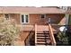 Back view of a deck with stairs at 2360 Kings Grant Rd, Lincolnton, NC 28092