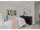 A bright bedroom featuring a large window, neutral decor and modern furnishings at 281 Supernova Dr, York, SC 29745