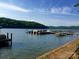 Scenic view of the docks on Lake Tillery, ideal for boating, fishing, and water activities at 339 Pine Lake Dr # 760, Troy, NC 27371