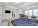 Large bedroom with plenty of space for seating and a view into an ensuite bathroom at 404 Brannon Meadows Dr # 270, York, SC 29745