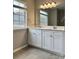 A bathroom featuring a double sink vanity at 4809 Canipe Dr, Charlotte, NC 28269