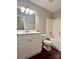Bathroom featuring bright vanity, clean fixtures, and well-maintained bathtub at 4809 Canipe Dr, Charlotte, NC 28269