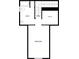 Second floor plan view including bedroom, bathroom, hall, and W.I.C at 8804 Artesa Mill Ln, Charlotte, NC 28214