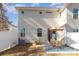 An inviting backyard patio area features an outdoor seating area with ample space for relaxation at 1348 Southern Sugar Dr, Charlotte, NC 28262