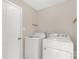 Laundry area equipped with washer and dryer at 2070 Hunters Ridge Rd, Lancaster, SC 29720