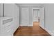 Bedroom featuring hardwood floors and multiple closets for ample storage at 2115 Laburnum Ave, Charlotte, NC 28205