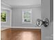 Inviting living room with hardwood floors and bright natural light at 2115 Laburnum Ave, Charlotte, NC 28205