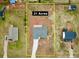 Aerial view of home and surrounding .51 acre lot at 2705 Eagle Dr, Lincolnton, NC 28092