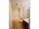 Bathroom with tile flooring featuring a shower-tub combo, toilet, and single sink vanity at 8583 Carolina Lily Ln, Charlotte, NC 28262