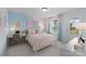 Charming bedroom with a writing desk, chair, and outdoor views at 889 Regulus Ct, York, SC 29745
