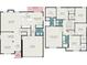 Detailed two-story floor plan showcasing the layout of the home at 9031 Pembroke Ct, Indian Land, SC 29707