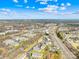 Aerial view of a residential complex near highways, showcasing its location and surrounding landscape at 1641 Arlyn Cir # A, Charlotte, NC 28213