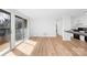 Bright living room with sliding glass doors leading to a patio at 1641 Arlyn Cir # A, Charlotte, NC 28213