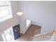 Second story view of entryway highlighting open front door, grand windows, and stairs at 2043 Covered Bridge Ct, Rock Hill, SC 29732