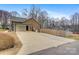 Spacious driveway leading to the house and garage, providing ample parking space at 4065 Lost Creek Ct, Hickory, NC 28602