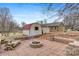 Outdoor space featuring a cozy firepit and a seating area at 4065 Lost Creek Ct, Hickory, NC 28602