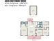 Detailed floor plan showcasing layout of the home's rooms, dimensions, and outdoor spaces at 4930 Crestmont Dr, Charlotte, NC 28205