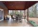 Outdoor patio with a table and chairs at 818 W 6Th St, Newton, NC 28658