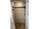Updated shower with decorative tiles and a shower niche at 818 W 6Th St, Newton, NC 28658