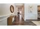 Elegant foyer with hardwood floors, decorative molding, and stylish decor for a grand entrance at 108 Ellsworth Rd # 40, Mooresville, NC 28115