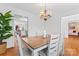 Dining area with hardwood floors open to other rooms at 1511 35Th Ne Ave, Hickory, NC 28601